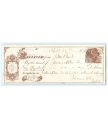 1871 James Otis Bank Check - $27.16 CAD