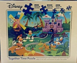 Disney Ceaco Puzzle 400 Piece Together Family Time Golfing Mickey Minnie Donald  - £7.05 GBP