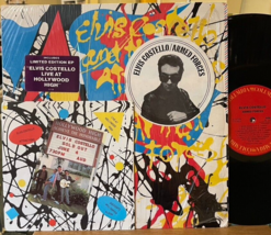 Elvis Costello Armed Forces Vinyl LP Columbia JC 35709 Live at Hollywood High EP - £19.65 GBP