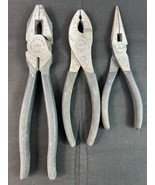 Craftsman USA 3 Piece Pliers Set - Lineman, Needle Nose & Slip Joint Pliers - $39.59