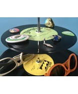 Decorative 3 Tier Multipurpose Stand Made of Upcycled Vintage Vinyl Records - £27.93 GBP