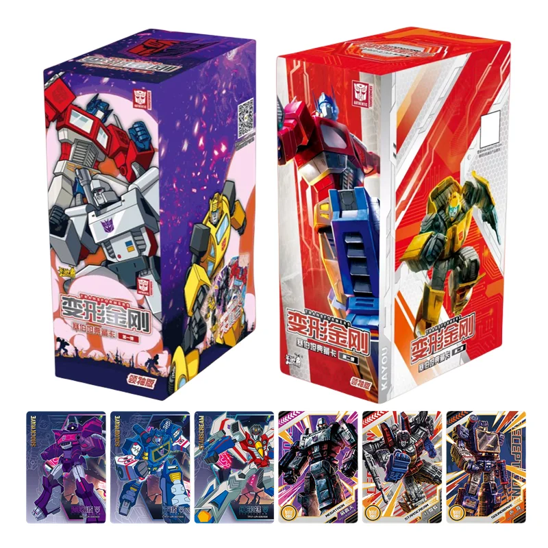 KAYOU Transformers Cybertron Collection Card Optimus Prime Bumblebee Robot  - £37.28 GBP