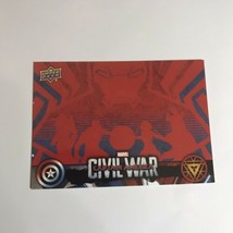 Captain America Civil War Red Base #CW47 Iron Man Silhouette - £1.20 GBP
