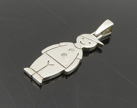 925 Sterling Silver - Vintage Petite Shiny Little Boy Motif Pendant - PT15371 - £19.18 GBP