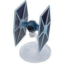 Hot Wheels Star Wars Rogue One Starship Tie Fighter Blue with Flight Stand NIP - £11.79 GBP