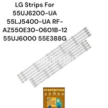LED Strips For 55UJ6200-UA 55LJ5400-UA RF-AZ550E30-0601B-12 55UJ6000 55E... - $28.49