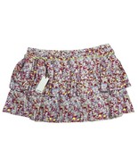 Jofit Apparel Skort Womens XXL Purple Floral Tiered Mini Tennis Athletic... - $657.30 MXN