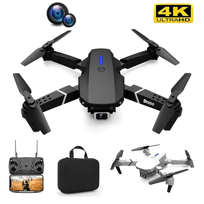 2023 New Quadcopter E88 Pro WIFI Drone With Wide Angle HD 4K 1080P Camera Heig - £27.16 GBP+