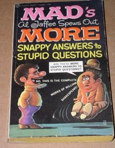 Mad&#39;s Al Jaffee Spews Out More Snappy Answers Paperback Book 1972 1st Printing - £27.93 GBP