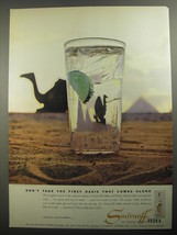 1956 Smirnoff Vodka Ad - Don&#39;t take the first oasis that comes along - £14.53 GBP