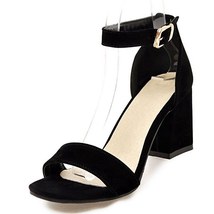 Girseaby sexy pumps for women high heels open toe flock thin heels bridal party  - £41.02 GBP