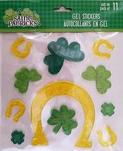 St. Patricks Day Window Gels Stickers Decorations, Select: Theme (Horse... - £5.41 GBP