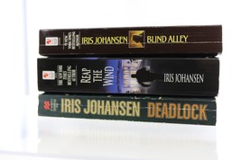 3 Paperback Books. All Iris Johansen. Deadlock, Reap The Wind and Blind Alley - $7.92