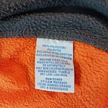 Starter RM34403 Men's Orange & Black 1/4 Zip Long Sleeve Pullover Sweatshirt M image 5