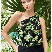 Cami Nyc Darby Silk Bodysuit Kiwi Floral Size Medium Nwot - £79.77 GBP