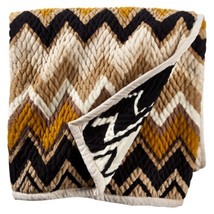 NWT Missoni for Target Famiglia Brown and Black/White Reversible Throw Blanket - £199.03 GBP