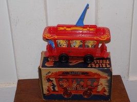 Vintage Mattel Tricky Trolly Plastic Toy w/ Box!. - $69.30