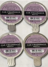 X 4~NEW Pink Lilac &amp; Vanilla Scentportable CAR Refills Bath &amp; Body Works - £20.53 GBP