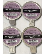X 4~NEW Pink Lilac &amp; Vanilla Scentportable CAR Refills Bath &amp; Body Works - £20.58 GBP