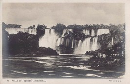 Waterfall - Falls Of Iguazu Argentina~ 1910s Photo Postcard - $10.26