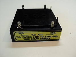 GUARDIAN 0132-1046-6100 TIME DELAY RELAY MODULE 115VAC 5 TO 100 SEC DELAY - $24.95