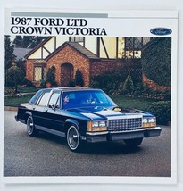 1987 Ford LTD Crown Victoria Dealer Showroom Sales Brochure Guide Catalog - £7.55 GBP