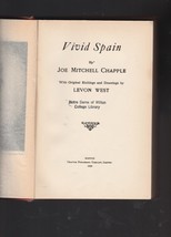  Chapple VIVID SPAIN 1926 1st  Lavon West etchings - £9.44 GBP
