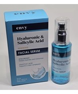 (2) ENVY Hyaluronic &amp; Salicylic Acid Facial Serum 1.69 fl oz NEW - $543.11 MXN