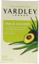 Yardley Bar Soap- Botanical Aloe &amp; Avocado- 4.0 Ounce (Pack of 7) - $27.99