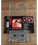 Metallica Kill &#39;Em All Cassette Tape Elektra Records Vintage 1983 60766-... - £18.24 GBP