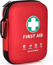 First Aid Kit - 170 Pieces Hard Case and Lightweight - Great for Travel - £16.46 GBP