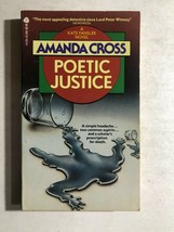 POETIC JUSTICE a Kate Fansler mystery by Amanda Cross (1979) Avon pb - £7.77 GBP