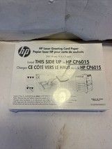 HP Hewlett Packard Greeting Card Paper 200 Coated Sheets Pre-scored 9.5”... - $9.90