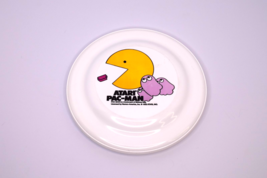 Vintage 1982 Atari Pac-Man Frisbie White w/ Pink Ghosts - $14.84
