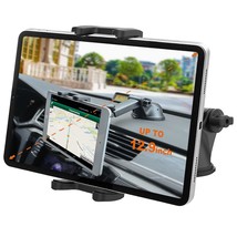 Car Dashboard Windshield Tablet Mount For 4-13" Ipad & Phone, Telescopic Arm Suc - £42.36 GBP