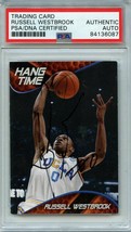 Russell Westbrook Signed 2008 Press Pass AUTO Rookie Card PSA/DNA RC - £471.96 GBP