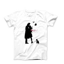 Banksy The Kiss Street Art T-shirt - $28.00+