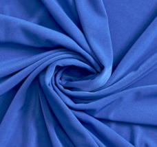 50 Yds Jersey Knit 100% Organic Cotton Fabric 8.2 Ozs. 72&quot; Wide Color True Blue - £109.89 GBP
