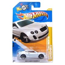 Hot Wheels 2012 Bentley Continental Supersports WHITE, 36/247, New Models. 1:64  - $26.82