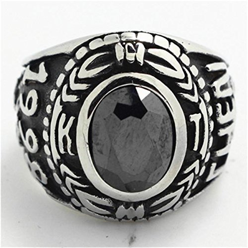 Stone Army Ring 316L Stainless Steel Fashion (10) - $3.95