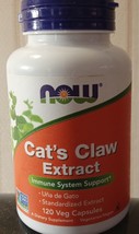 NOW FOODS Cat&#39;s Claw Extract - 120 Veg Caps, 05/2024 - £6.30 GBP