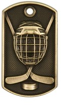 Hockey Dog Tag Award Trophy Team Sports W/Free Bead Chain FREE SHIPPING ... - $0.99+