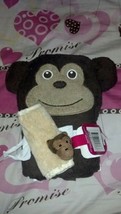 INFANT BATH WRAP MONKEY - BROWN - $4.94