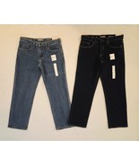 Lot 2 Sonoma Straight 12 Husky 12H Boys Everyday Jeans NWT Stretch Denim - $25.99