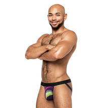 Male Power Galactic Strappy Ring Jock Print L/XL - £24.35 GBP