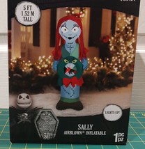 Nightmare Before Christmas Sally - 5 Ft Light-Up Air blown Inflatable  - £38.26 GBP