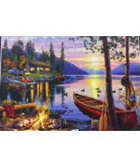 DARRELL BUSH CANOE LAKE 1000 Pc PUZZLE Buffalo Games - €13,19 EUR