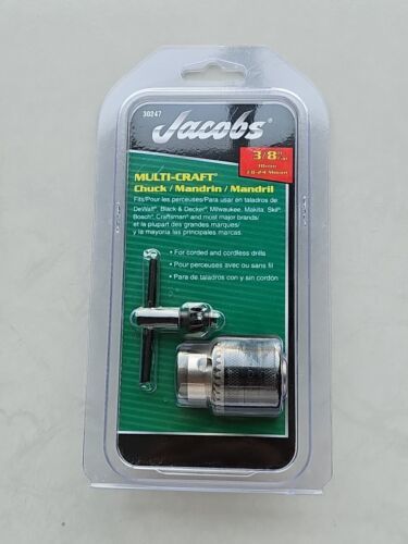 Jacobs Multi-Craft Drill Chuck Keyed Steel 3/8&quot; 30247 - $14.84