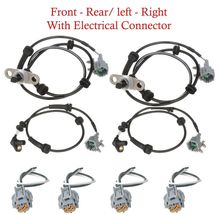 4 ABS Wheel Speed Sensor &amp; ConnectorFront -Rear L/R Fits Nissan Frontier... - £47.20 GBP