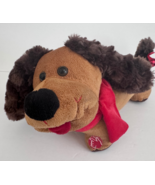 Dan Dee 14&quot; Animated Christmas Plush Singing Animated Dachshund Dog TESTED - $39.59